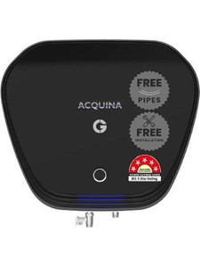 cg acquina 25 l storage water geyser  5 star bee energy rating  glassline tanked  with free pipes and free installation