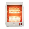CG Revanta 2H 800W Halogen Room Heater | All New Red Halogen | 2 Heat Settings | Tip Over Safety Switch | Noiseless Operation | Ideal for Rooms up to 150 sqft | Grey