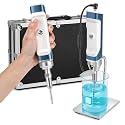 CGOLDENWALL Ultrasonic Homogenizer Handheld Portable Sonicator Processor Cell Disruptor Mixer with Stand (6mm Probe, 50-200mL, 200W)