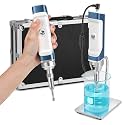 CGOLDENWALL Ultrasonic Homogenizer Handheld Portable Sonicator Processor Cell Disruptor Mixer with Stand (8mm Probe, 50-300mL, 300W)
