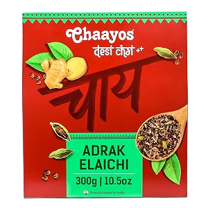 chaayos adrak elaichi tea 300g strong chai with goodness of adrak amp elaichi for chai lovers across india 100 immunity booster all natural ingredients black tea