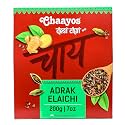 Chaayos Adrak Elaichi Tea 200g, Strong Chai with Goodness of Adrak &amp; Elaichi For Chai Lovers Across India, 100% Immunity Booster, All Natural Ingredients, Black Tea