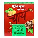 Chaayos Adrak Elaichi Tea 300g, Strong Chai with Goodness of Adrak & Elaichi For Chai Lovers Across India, 100% Immunity Booster, All Natural Ingredients, Black Tea