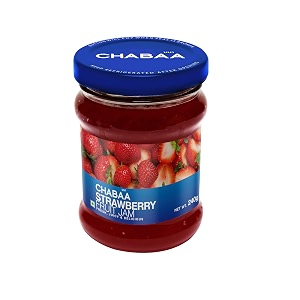 chabaa fruit jam strawberry 240g