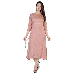 Chahit Womens Rayon A- Line Kurta