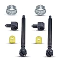 Chain Adjuster Tensioner Screws for Husqvarna Chainsaw Parts,Chain Tensioner with Guide Bar Nuts for Husqvarna 42 51 55 Rancher 234 246 133 Chain Saw 501537101, 501546301 Plus 2 Guide Nuts M8