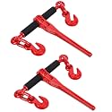 Chain Binders Ratcheting 3/8”-1/2” w/Grab Hooks - 9,200 lbs WLL