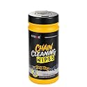 Chain Cleaning Wipes, Dual-Sided Design, Scouring Surface Side for Cleaning Stubborn Grime & Smooth Moist Side for Daily Oil, Grime Defense Wipes, Portable Degreaser for Motorcycle Bike (1 Pack)