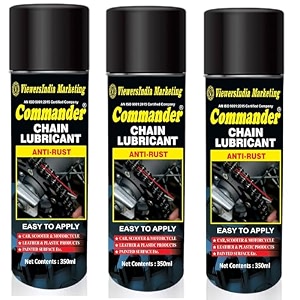 chain lubrication spray protects all types of chain chain lubricant spray lubri-350ml pack of 3