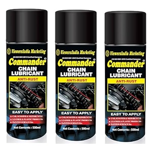 chain lubrication spray protects all types of chain chain lubricant spray lubri-500ml pack of 3
