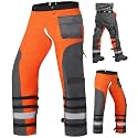 Chainsaw Chaps for Men & Women - Apron Wrap Orange