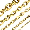 ChainsHouse Stainless Steel Cable Chain Necklaces for Men Women