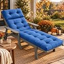Chaise Lounge Cushion Outdoor, 74.4" x 22" Waterproof
