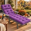 Chaise Lounge Cushion Outdoor, 74.4" x 22" Waterproof