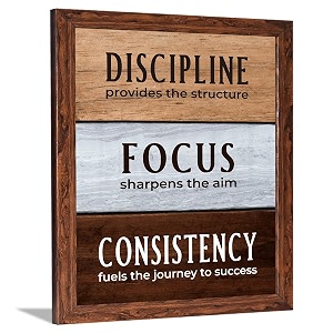 Chaka Chaundh -Discipline provides the structure Focus