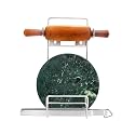 Chakla and Belan Holder for Kitchen - 100% Rust Free Stainless Steel Rolling Pin Board Wall Mount Stand 3 in 1 Kitchen Rack Organiser (NHSP)