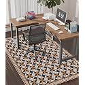 chakme Office Chair Mat for Hardwood Floor, 60"x45" Easy Glide Computer Desk Mat Protector for Rolling Chair Under Desk Rug Nonslip Backing, Machine Wash, (Plaid)