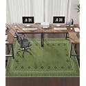 chakme Office Chair Mat for Hardwood Floor, 72"x48" Easy Glide Computer Desk Mat Protector for Rolling Chair Under Desk Rug Nonslip Backing, Machine Wash, (Southwestern Sage)