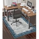 chakme Office Chair Mat for Hardwood Floor, 48"x36" Easy Glide Computer Desk Mat Protector for Rolling Chair Under Desk Rug Nonslip Backing, Machine Wash, (Square)