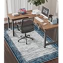 chakme Office Chair Mat for Hardwood Floor, 60"x45" Easy Glide Computer Desk Mat Protector for Rolling Chair Under Desk Rug Nonslip Backing, Machine Wash, (Square)