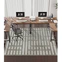 chakme Office Chair Mat for Hardwood Floor, 72"x48" Easy Glide Computer Desk Mat Protector for Rolling Chair Under Desk Rug Nonslip Backing, Machine Wash, (Dark Brown Plaid)