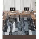 chakme Office Chair Mat for Hardwood Floor, 72"x48" Easy Glide Computer Desk Mat Protector for Rolling Chair Under Desk Rug Nonslip Backing, Machine Wash, (Jigsaw)
