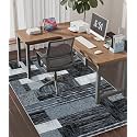 chakme Office Chair Mat for Hardwood Floor, 60"x45" Easy Glide Computer Desk Mat Protector for Rolling Chair Under Desk Rug Nonslip Backing, Machine Wash, (Jigsaw)