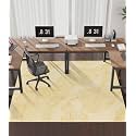 chakme Office Chair Mat for Hardwood Floor, 72"x48" Easy Glide Computer Desk Mat Protector for Rolling Chair Under Desk Rug Nonslip Backing, Machine Wash, (Golden Leaf)