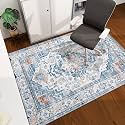 chakme Office Chair Mat for Hardwood Floor, 60"x45" Easy Glide Computer Desk Mat Protector for Rolling Chair Under Desk Rug Nonslip Backing, Machine Wash, (Boho)