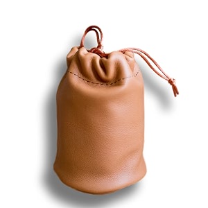 chalk factory leather soft case felt lined for sigma 20mm f14 dg hsm art lens  tan