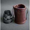 Chalk factory Leather Soft Case, Felt Lined for Canon TS-E 135mm f/4L Macro Tilt-Shift Lens : Brown