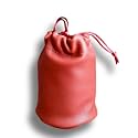 Chalk Factory Leather Soft Case, Felt Lined for Canon EF 70-200mm f/2.8L USM Lens : RED