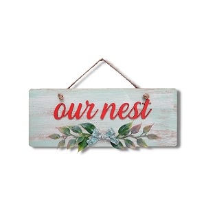 chalk my theme our nest wooden wall hanging sign board for entrance home decoration door home decoration item