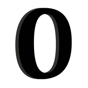 chalk my theme wooden alphabets and numbers for wall decoration  9 inch large wooden letter o in black