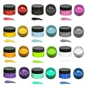 Chalk Paste for Silk Screen Stencils – Permanent Pigment Paste for Fabric, T-Shirts, Wood, Chalkboard, DIY Home Decor (12 Colors)