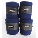 CHALLENGER 10ft Horse Grooming Leg Polo Wrap Set of 4 Soft Fleece 95R