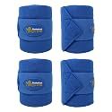 CHALLENGER 10ft Horse Grooming Leg Polo Wrap Set of 4 Soft Fleece 95R