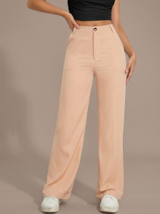 chalodia regular fit women grey trousers