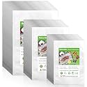 Chamber Vacuum Sealer Bags 300PCS 6"x8"&amp;8"X12"&amp;10"X14",Heavy Duty Pre-Cut Vacuum Chamber Pouches for Food Storage,Sous Vide or Meal Prep,BPA-Free Thick Seal a meal bag for Commercial Sealer Mac