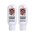 DemiGrip Liquid Chalk 80 ml (Pack of 2) | Gym Chalk for Deadlift, Powerlifting, Calisthenics, Climbing | One-Coat Long-Lasting Grip | No Fillers | One for the Bag, One for Home | 200+ Uses