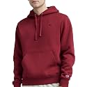 Champion Men's Pullover Fleece Hoodie, Standard Fit, Midweight, C Logo, Available in Regular and Big &amp; Tall