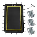 Champion Sports Deluxe Lacrosse Target: Ball Return Bounce Back Net Set for Professional, College and Grade School Training & Drills