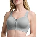 Champion Women's Sports Bra, Motion Control Front-Zip, High-Impact Maximum Support, Breathable, Moisture-Wicking