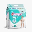 Champs Soft &amp; Dry Pant Style Baby Diapers - Large Size, 62 Pcs | 9-14Kg | High Absorb Core Upto 12 Hrs Leakage Protection | Breathable, Soft and Dry | Anti-Rash and Anti-Bacterial Pants for Babies