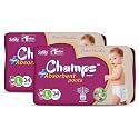 Champs Soft &amp; Dry Pant Style Baby Diapers - Size L (28 Pants) | 9-14 Kg | Super Absorbent Core, 12-Hour Leak Protection | Soft, Breathable, Rash-Free Baby Diapers