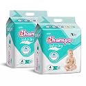 Champs Soft &amp; Dry Pant Style Baby Diapers - Size L (28 Pants) | 9-14 Kg | Super Absorbent Core, 12-Hour Leak Protection | Soft, Breathable, Rash-Free Baby Diapers
