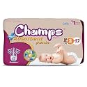 Champs Soft & Dry Pant Style Baby Diapers - Size S (40 Pants) | 4-8Kg | Super Absorbent Core, 12-Hour Leak Protection | Soft, Breathable, Rash-Free Baby Diapers