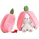 Bunny Soft Toy (25cm) (Pink &amp; White)
