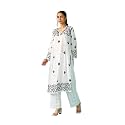 Chandni Chikankari Cotton Straight Kurta Chikankari 