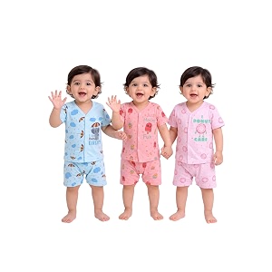 Chandrika Baby Boys Girls Regular Fit
